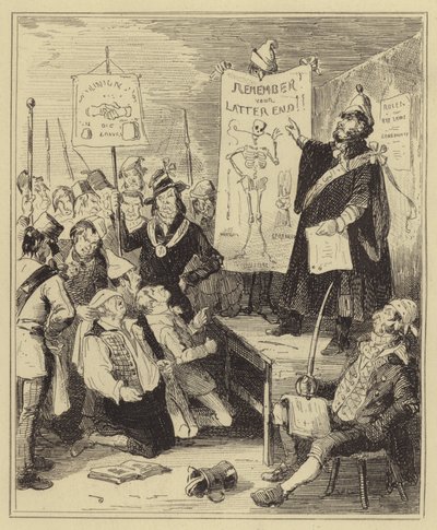 Unionistas Siendo Iniciados de Hablot Knight Browne
