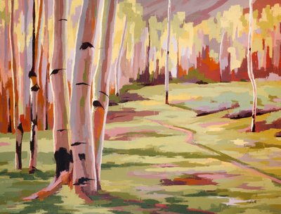 Luz temprana, c.2025 (óleo sobre lienzo) de Hadley Rampton