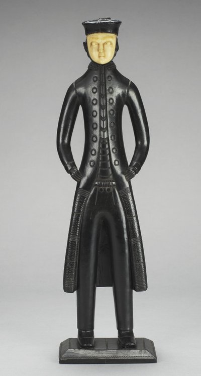 Figura de Capitán de Mar, Islas Queen Charlotte, Columbia Británica, c.1840 de Haida