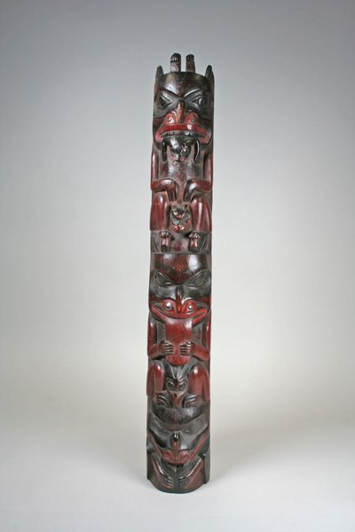 Modelo de tótem de Haida