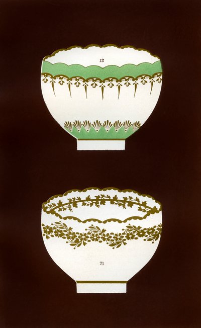 Patrones de Derby, 1876 de Hall and England