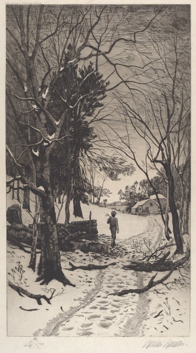 Sin título (Paisaje de invierno) de Hamilton Hamilton