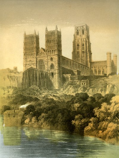 Catedral de Durham, Condado de Durham, c. 1870 de Hanhart