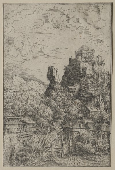 Paisaje con un Castillo de Hanns Lautensack