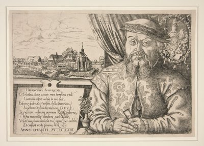 Retrato de Hieronymous Schurstab (1512-después de 1554) de Hanns Lautensack