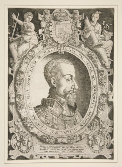 Retrato de Maximiliano II (Habsburgo) de Hanns Lautensack