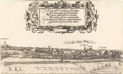 Vista de Núremberg desde el este (sección derecha) de Hanns Lautensack