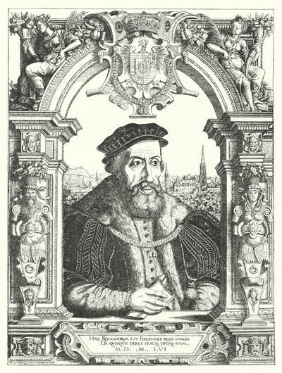 Fernando I, Emperador del Sacro Imperio Romano de Hanns Sebald Lautensack