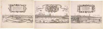 Vista panorámica de Núremberg, 1552 de Hanns Sebald Lautensack