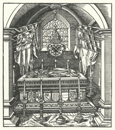 Un sarcófago de los Habsburgo de Hans (after) Burgkmair