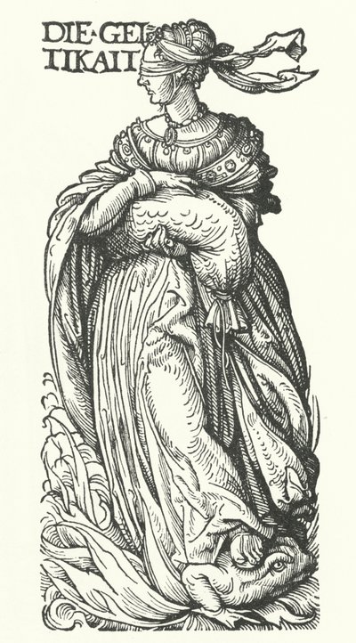Avaricia: uno de los siete pecados capitales de Hans (after) Burgkmair