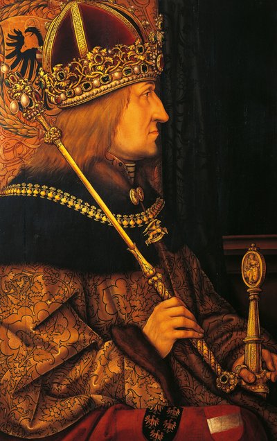 Retrato de Federico III (El pacífico) de Hans (after) Burgkmair