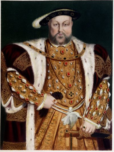 Retrato de Enrique VIII - de A.P. Holbein, c. 1543 de Hans (after) Holbein the Younger