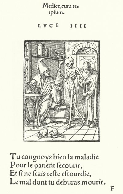 El médico de Hans (after) Holbein the Younger