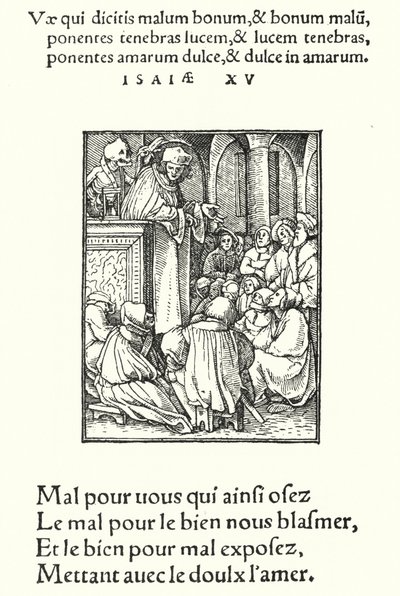 El Predicador de Hans (after) Holbein the Younger