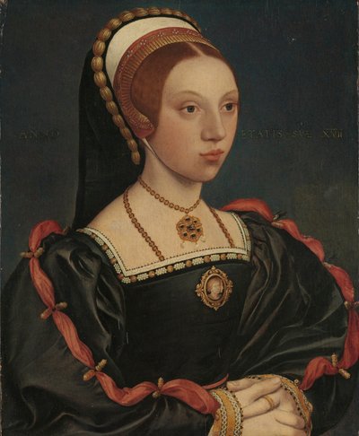 Retrato de una joven, c.1540-45 de Hans (attr. to) Holbein the Younger
