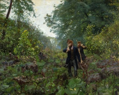En caminos prohibidos, 1886 de Hans Andersen Brendekilde