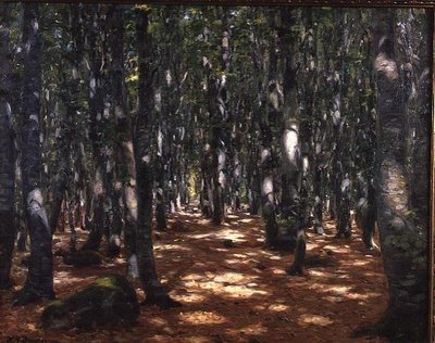 Bosque Iluminado por el Sol de Hans Andersen Brendekilde