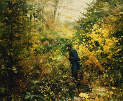El cazador, 1887 de Hans Andersen Brendekilde