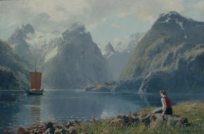 De Balestrand (óleo sobre lienzo) de Hans Andreas Dahl