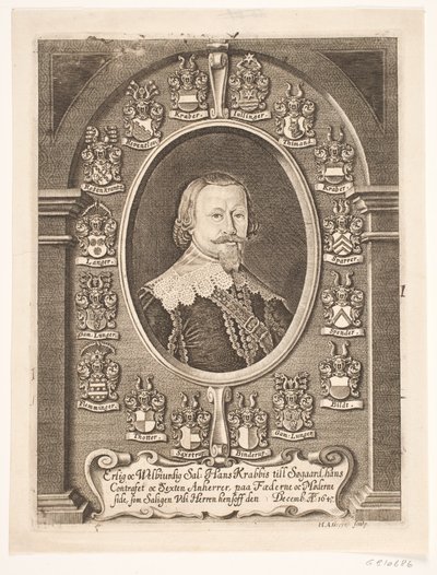 Hans Krabbe en Søgaard. De un sermón fúnebre 1648 de Hans Andreas Greys