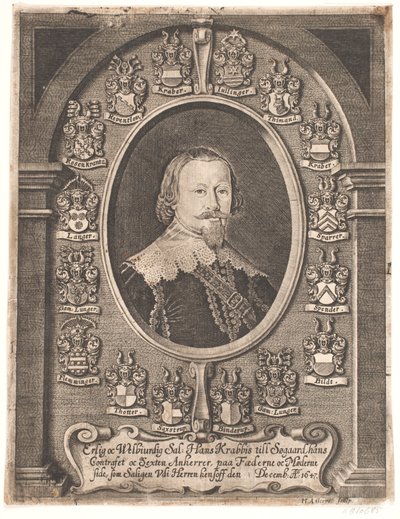 Hans Krabbe de Søgaard. De un sermón fúnebre de 1648 de Hans Andreas Greys