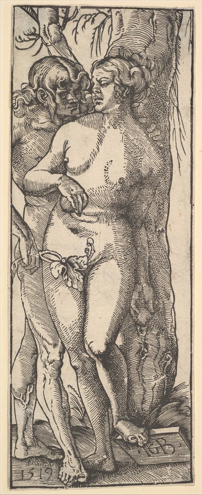 Adán y Eva de Hans Baldung