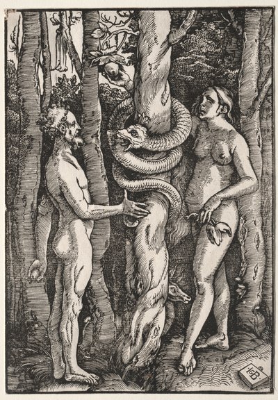 Adán y Eva, c. 1514 de Hans Baldung