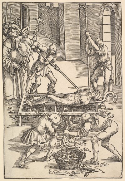 Martirio de San Lorenzo de Hans Baldung