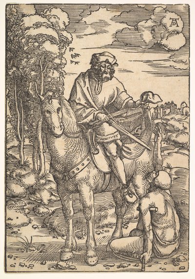 San Martín a caballo de Hans Baldung