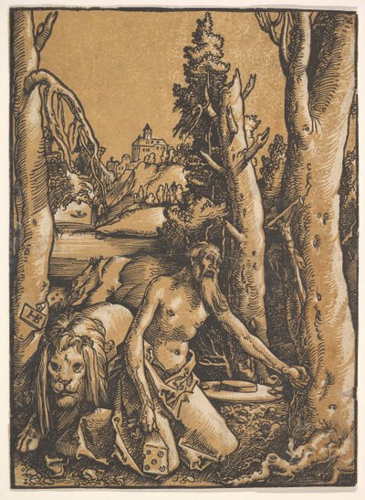 San Jerónimo en el Desierto, ca. 1511 de Hans Baldung