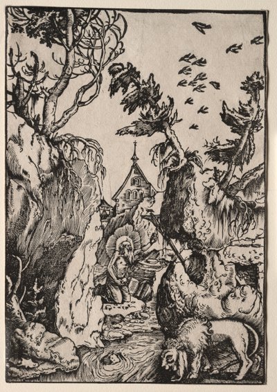 San Jerónimo en el desierto de Hans Baldung