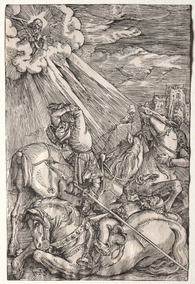 La conversión de San Pablo de Hans Baldung