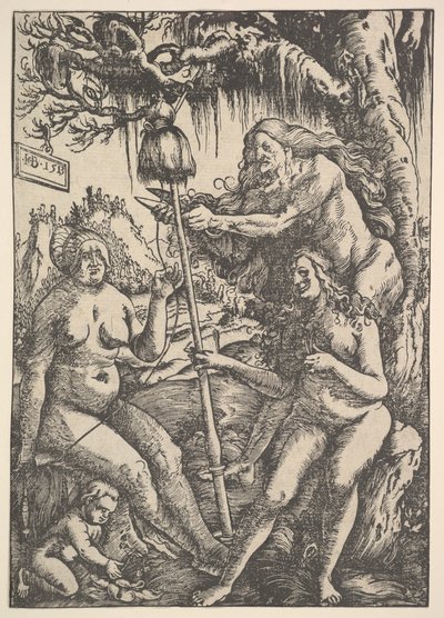 Las tres parcas: Láquesis, Átropos y Cloto, 1513 de Hans Baldung