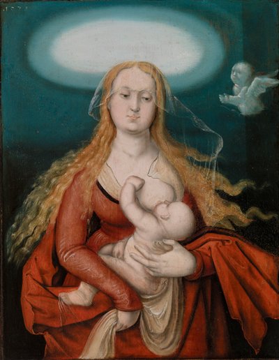 Madonna y la niña de Hans Baldung Grien (Hans Baldung)