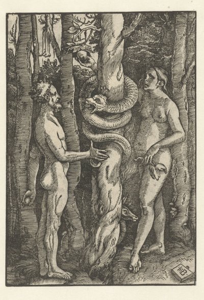 Adán y Eva con la serpiente
Tentación de Hans Baldung Grien