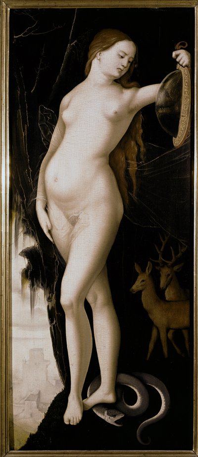 Figura alegórica (Alegoría de la prudencia) de Hans Baldung Grien