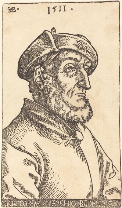 Cristóbal, Margrave de Baden de Hans Baldung Grien