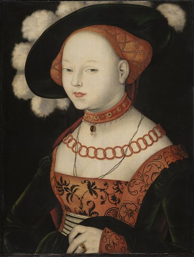 Alemán: Bildnis einer Dame Portrait of a Lady de Hans Baldung Grien