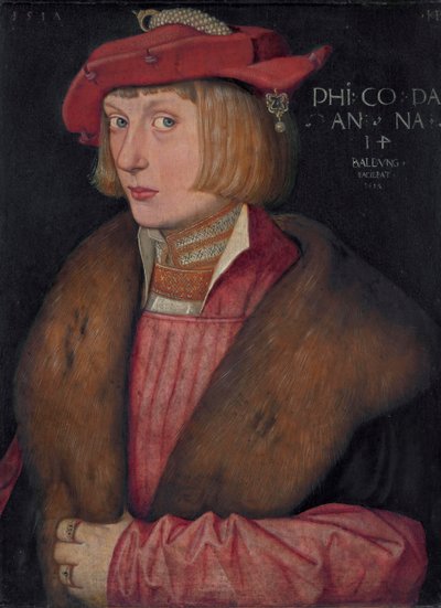 Alemán: Conde Palatino Felipe el Guerrero Conde Felipe Bellicosus de Hans Baldung Grien
