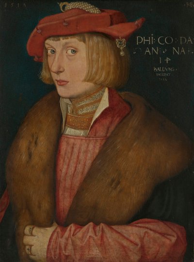 Alemán: Conde Palatino Felipe el Guerrero Conde Felipe Bellicosus de Hans Baldung Grien