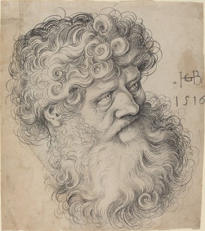 Cabeza de San Juan Bautista de Hans Baldung Grien