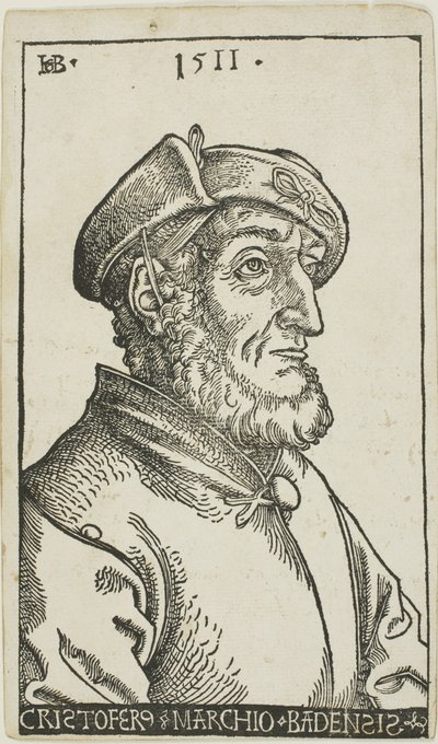 Margrave Christoph I de Baden de Hans Baldung Grien