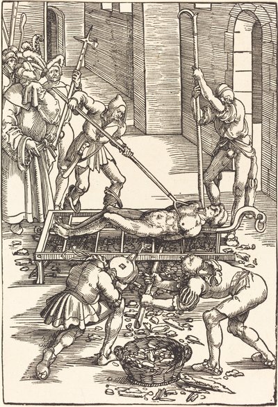 Martirio de San Lorenzo de Hans Baldung Grien