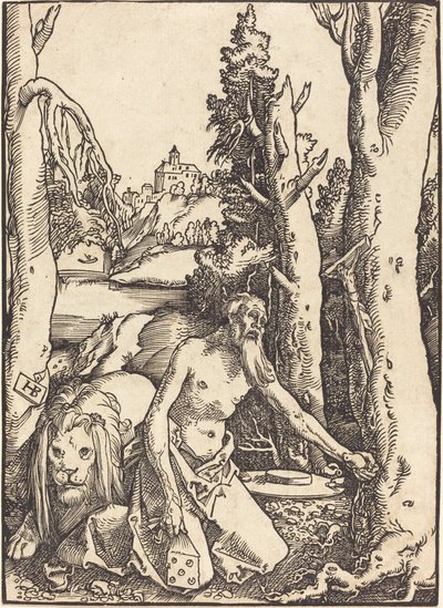 San Jerónimo en el desierto de Hans Baldung Grien