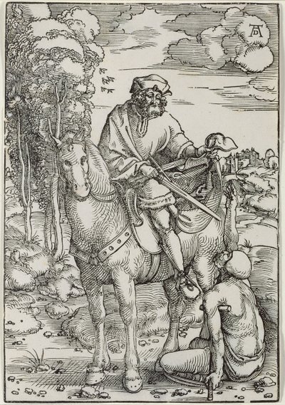 San Martín compartiendo su capa de Hans Baldung Grien