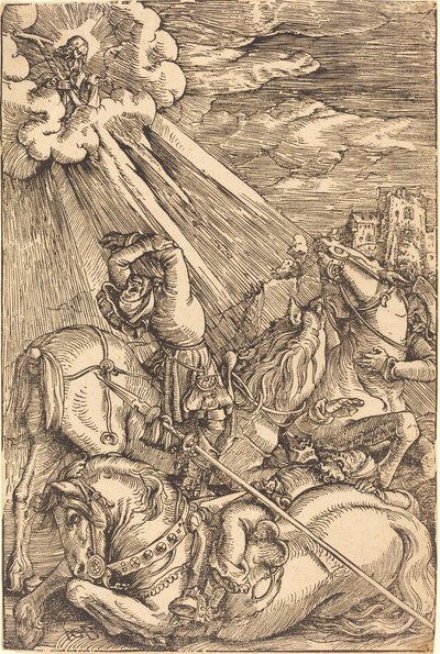 La conversión de San Pablo de Hans Baldung Grien