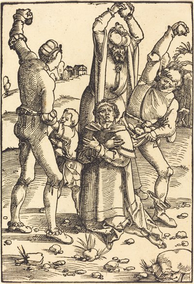 La lapidación de San Esteban de Hans Baldung Grien