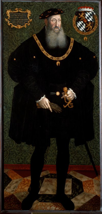 Retrato de Federico II del Palatinado (Federico II el Sabio) de Hans Besser