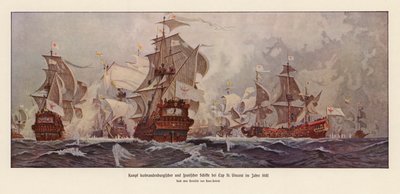 Batalla del Cabo de San Vicente de Hans Bohrdt